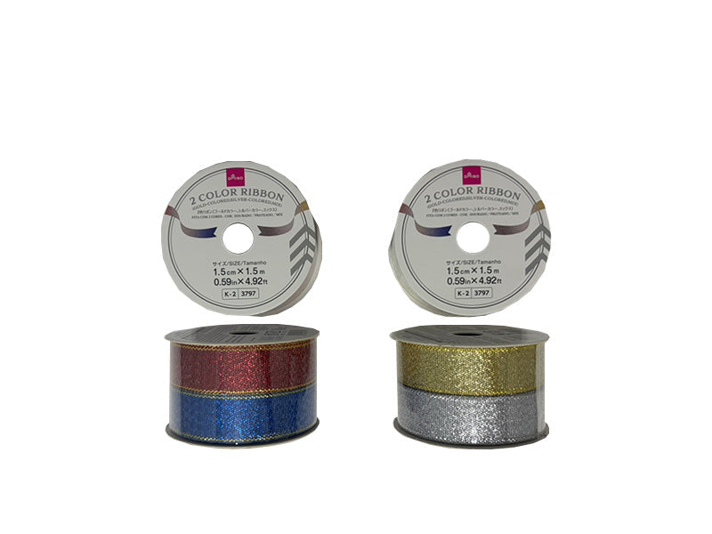 2-Color Ribbon (Gold, Silver, Mix)