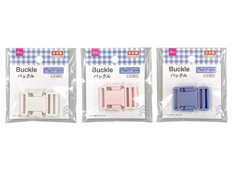 Buckle (White, Pink, Blue)