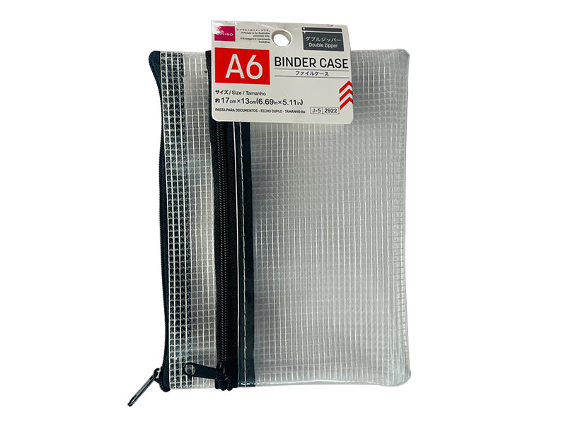 File Case (Double Zipper, A6)
