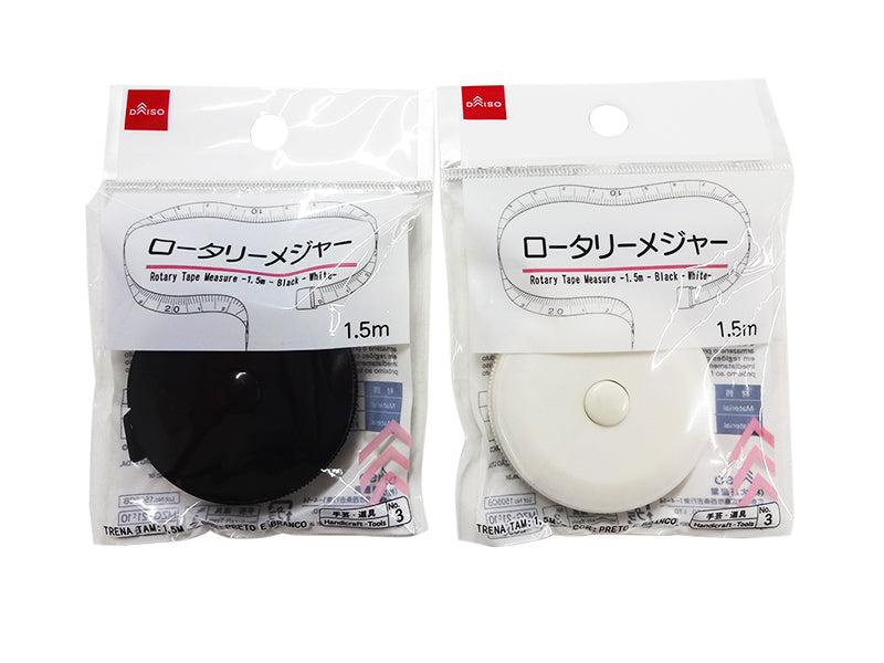 Rotary Measuring Tape (Black, White)