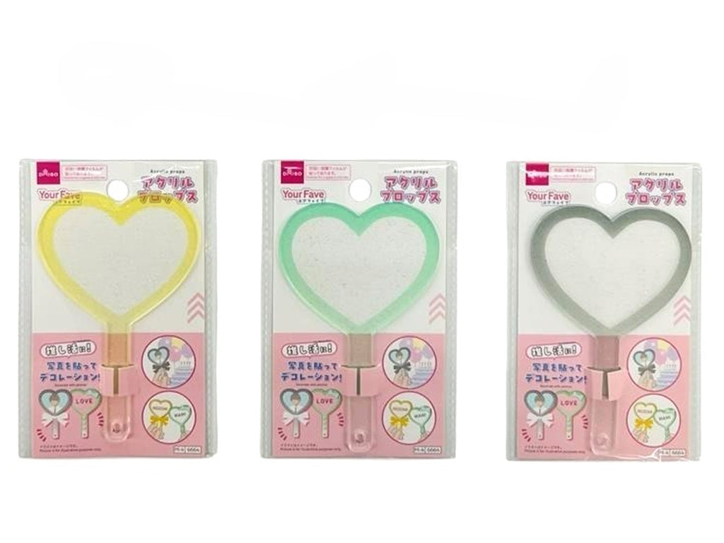 Acrylic Props (Yellow, Green, Black)