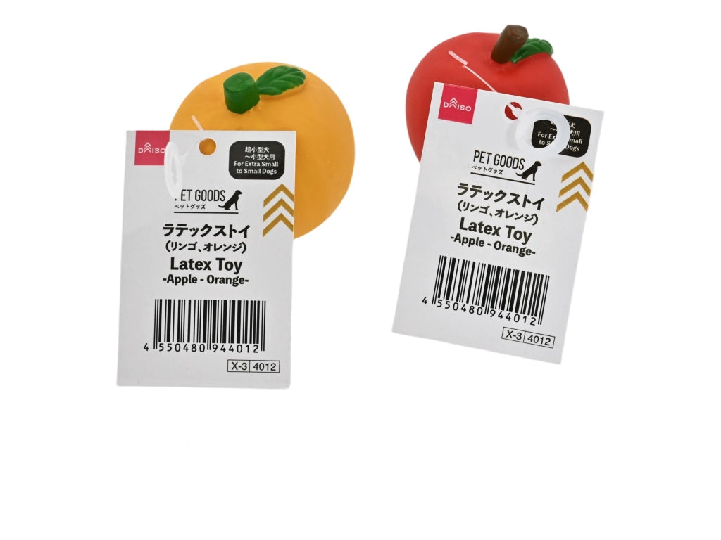Latex Toy (Apple, Orange)