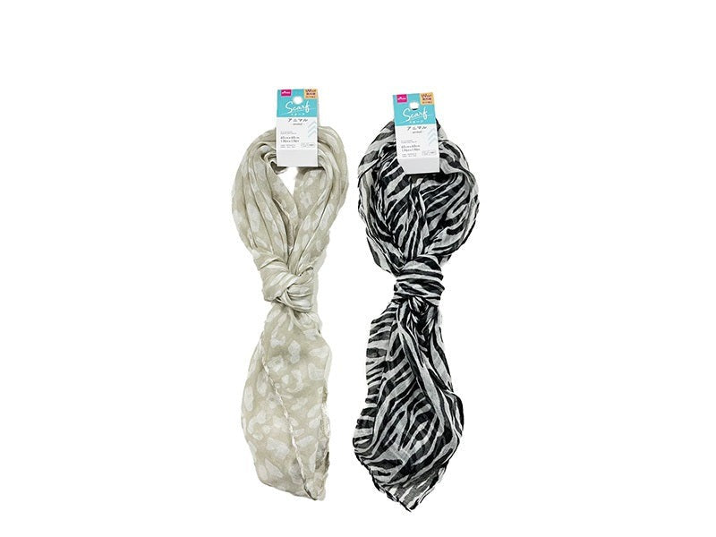 Scarf (UV Cut, Animal Print)