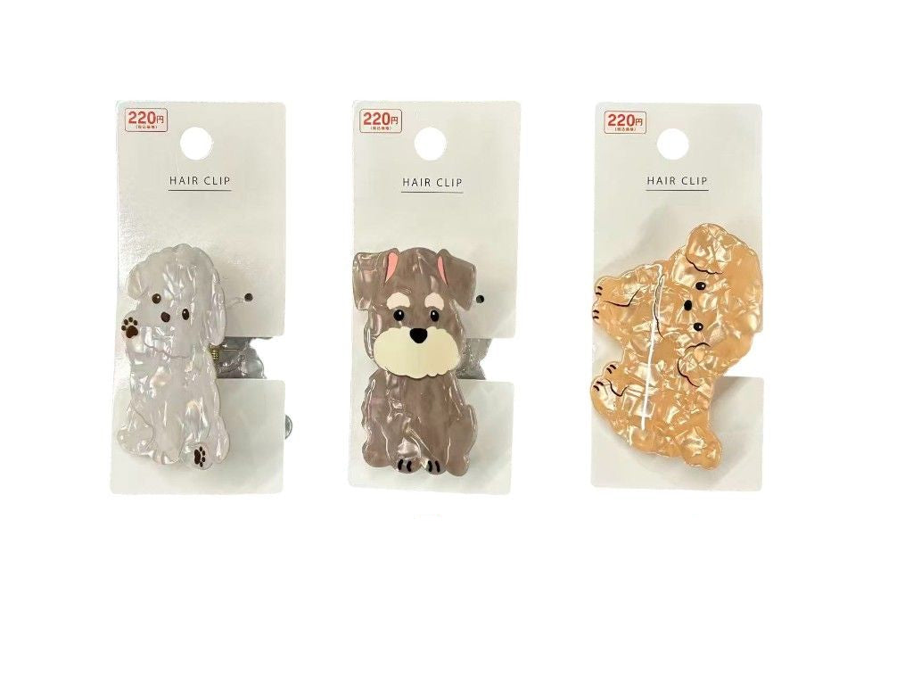 Die-Cut Hair Clip (Dog)