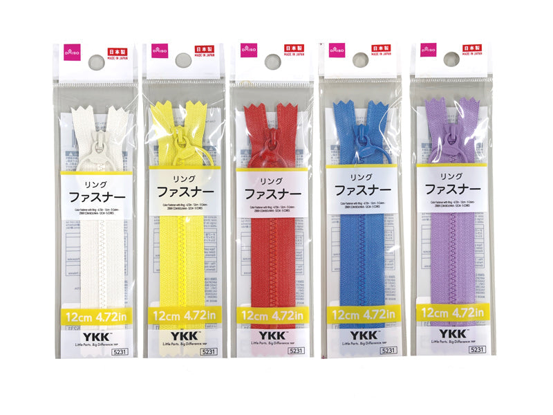 Ring Color Zipper (5 Colors)