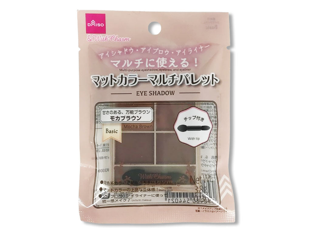&. With Charm Matte Color Multi Palette - Mocha Brown