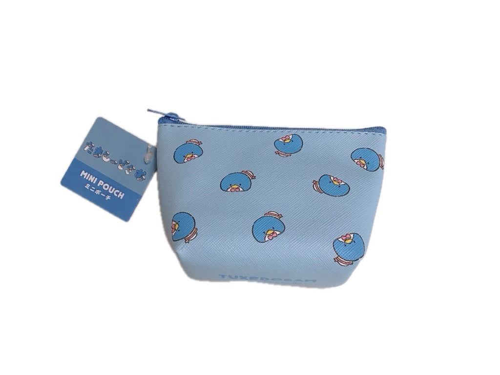Mini Pouch (Boat Shape) - Tuxedo Sam Text