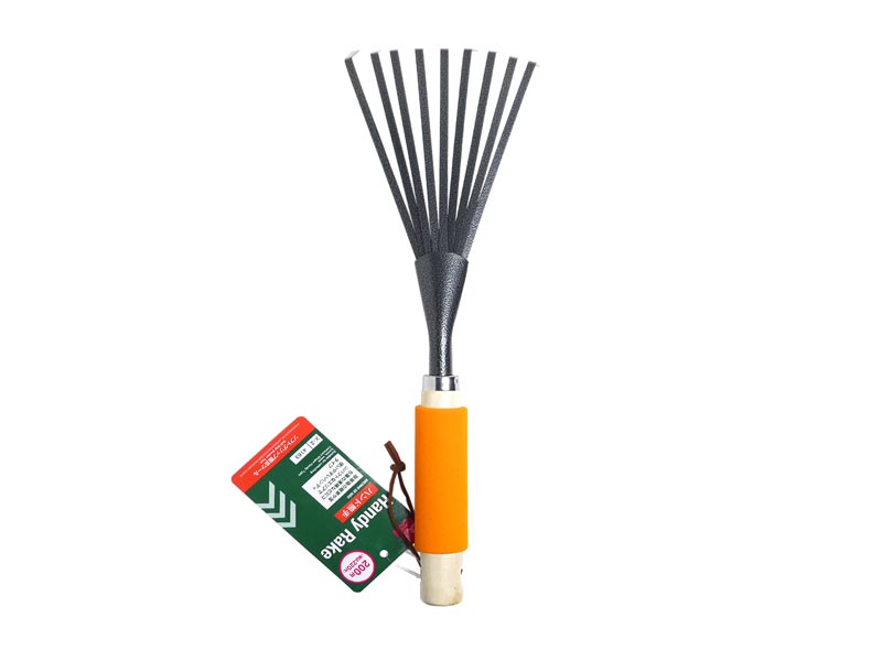 Handheld Rake (Soft Grip Gardening Tool)