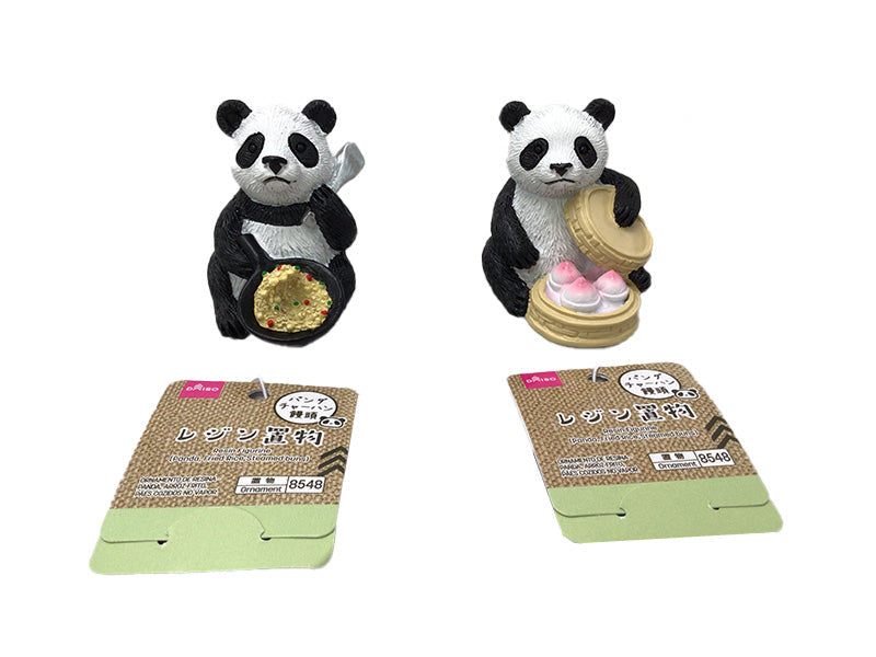 Resin Figurine (Panda, Fried Rice, Bun)