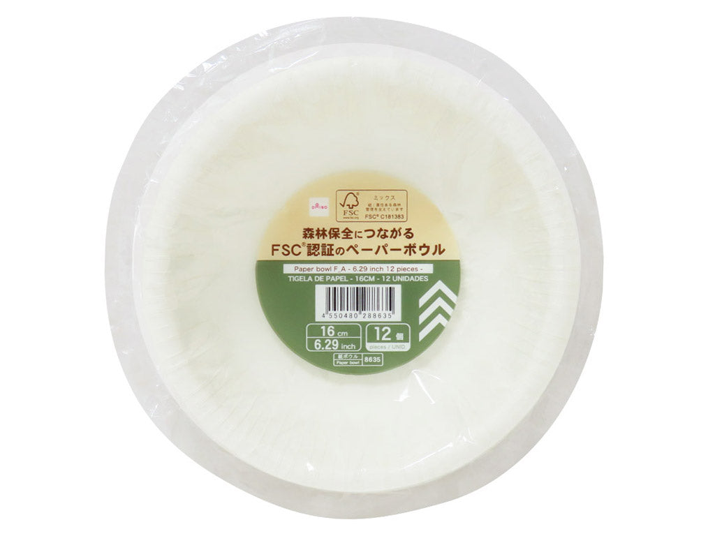Paper Bowl F_A (12 pieces)