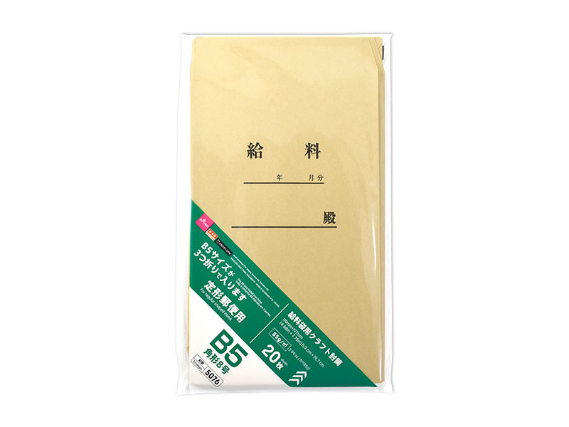 Craft Envelope (Salary Bag Type, Size 8, 20 Sheets)