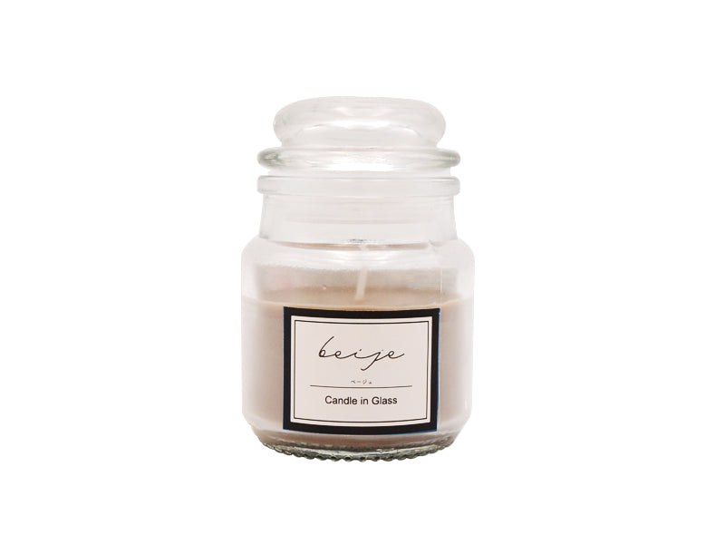 Glass In Candle (Beige)
