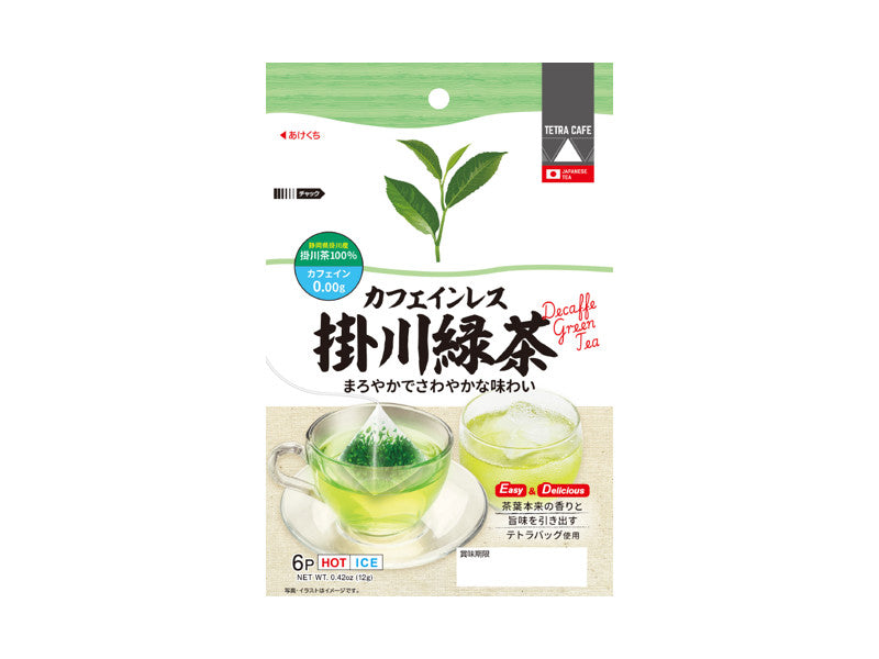 Kokutaro Caffeine-Free Kakegawa Green Tea Tea Bags 6 Packs