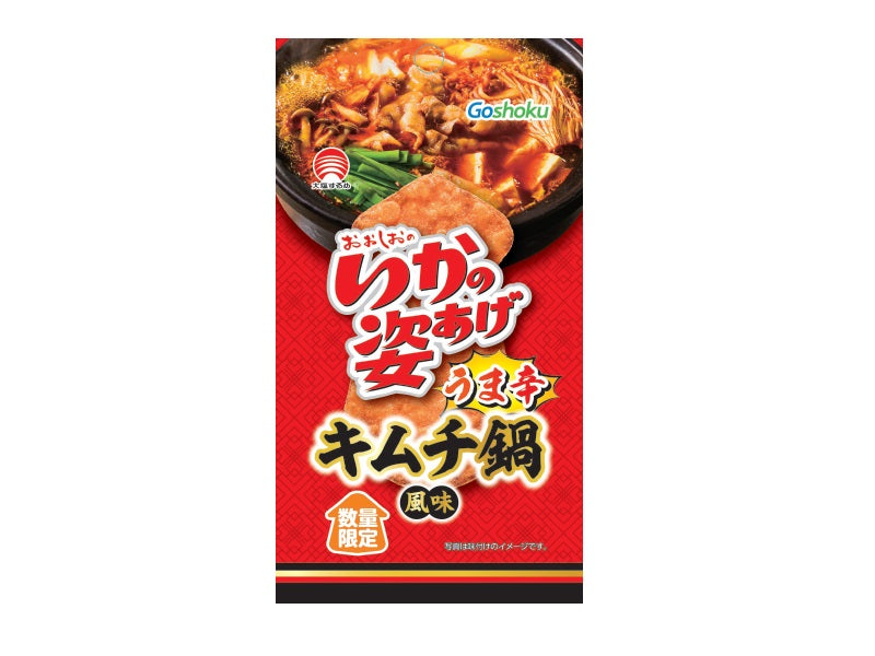 Goshoku Fried Squid Spicy Kimchi Flavor 38g