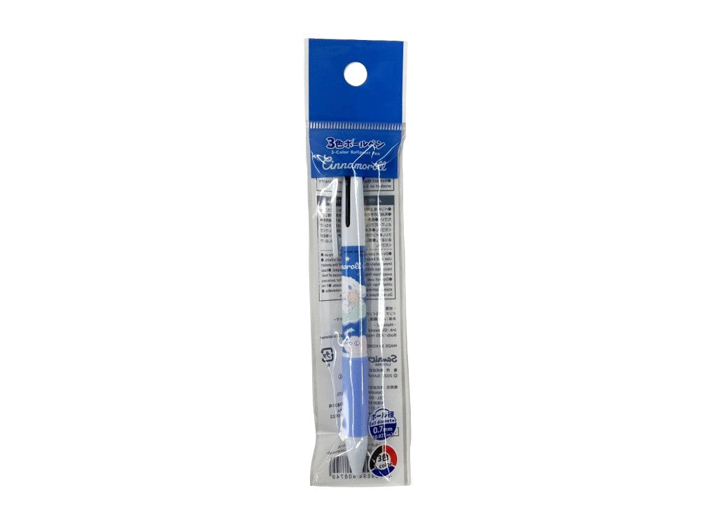 3-Color Ballpoint Pen - Cinnamon Roll
