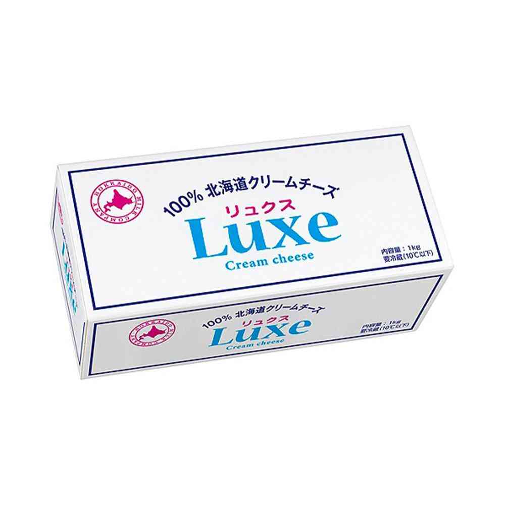 [Refrigerated] Hokkaido Dairy Luxe 100% Hokkaido Cream Cheese 1kg x 6 Boxes