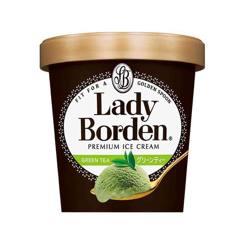 Lotte Lady Borden Pint Green Tea 470ml x 8