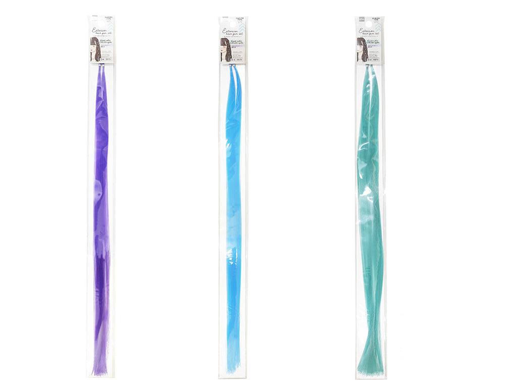 Extension Hair Pin Set (Vivid Colors, Cool Tones)