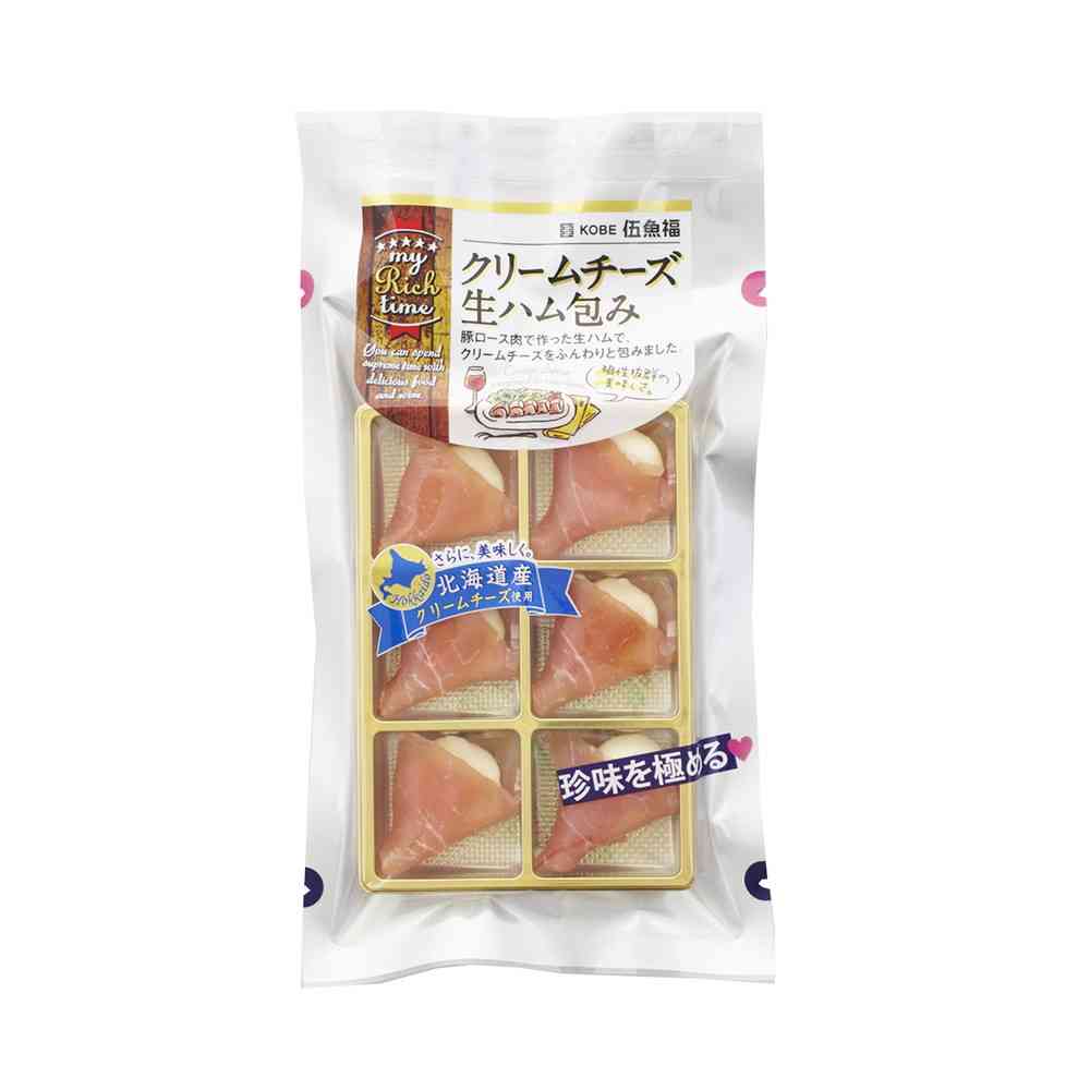Gogyo Fuku Cream Cheese Wrapped in Prosciutto 6 Pieces x 10