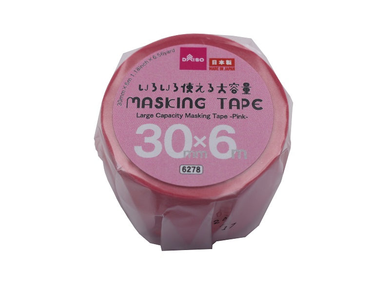 Large Capacity Masking Tape (Pink)