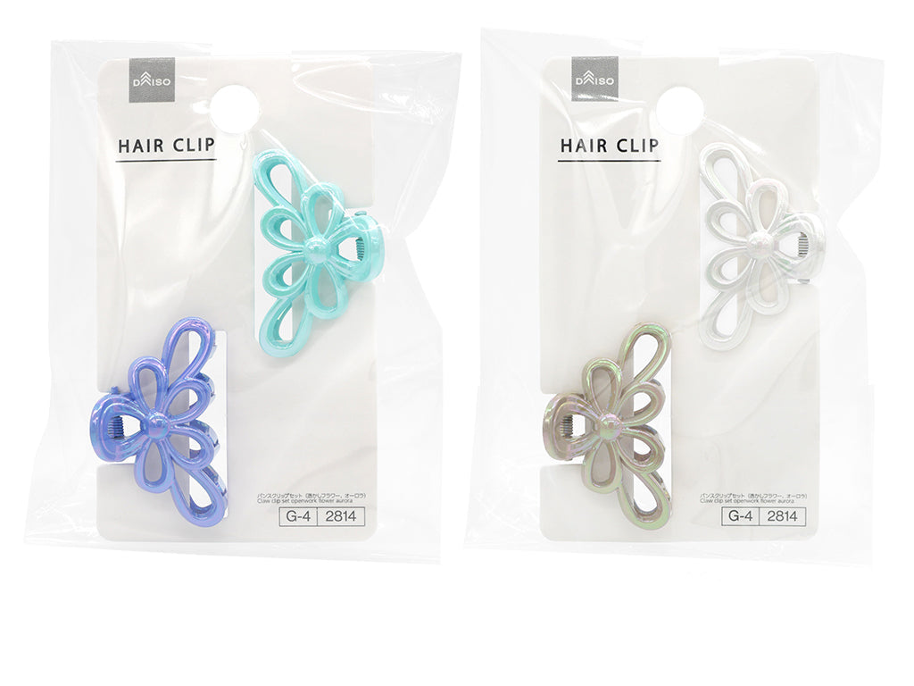 Vance Clip Set (Lace Flower, Aurora)