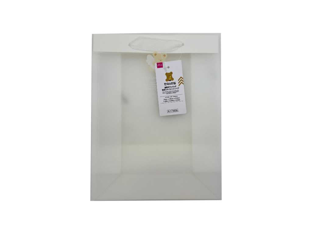 Transparent Gift Bag (Korean Style Tonton Bear)