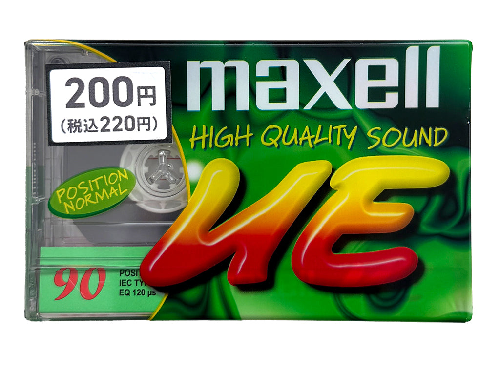 Maxell Cassette Tape 90 Minutes (1 Roll)
