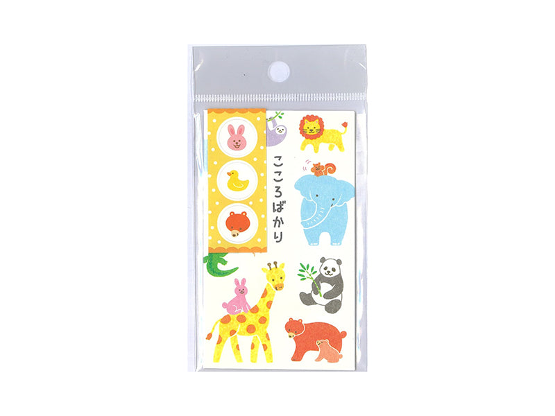 Sticker Pochi Envelope (Animal Pattern B, 3 pieces)
