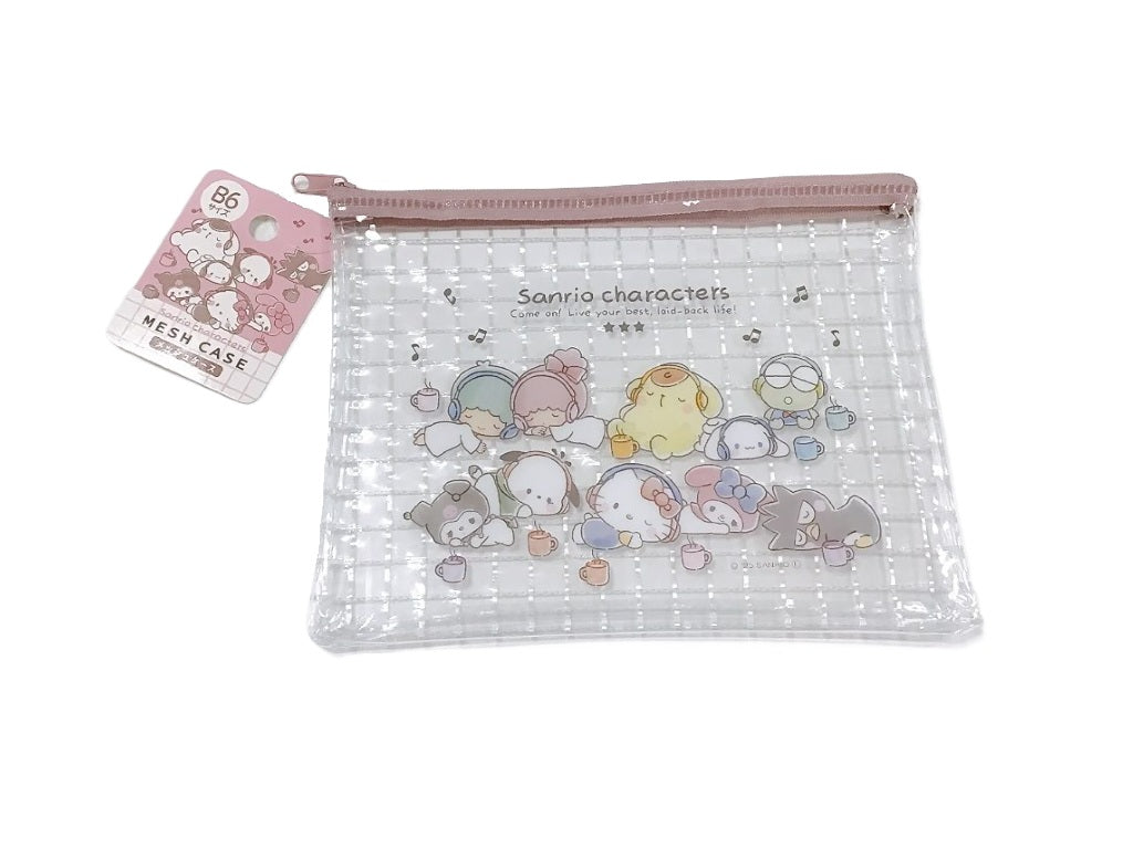PVC Mesh Case B6 Sanrio Characters Chillacus