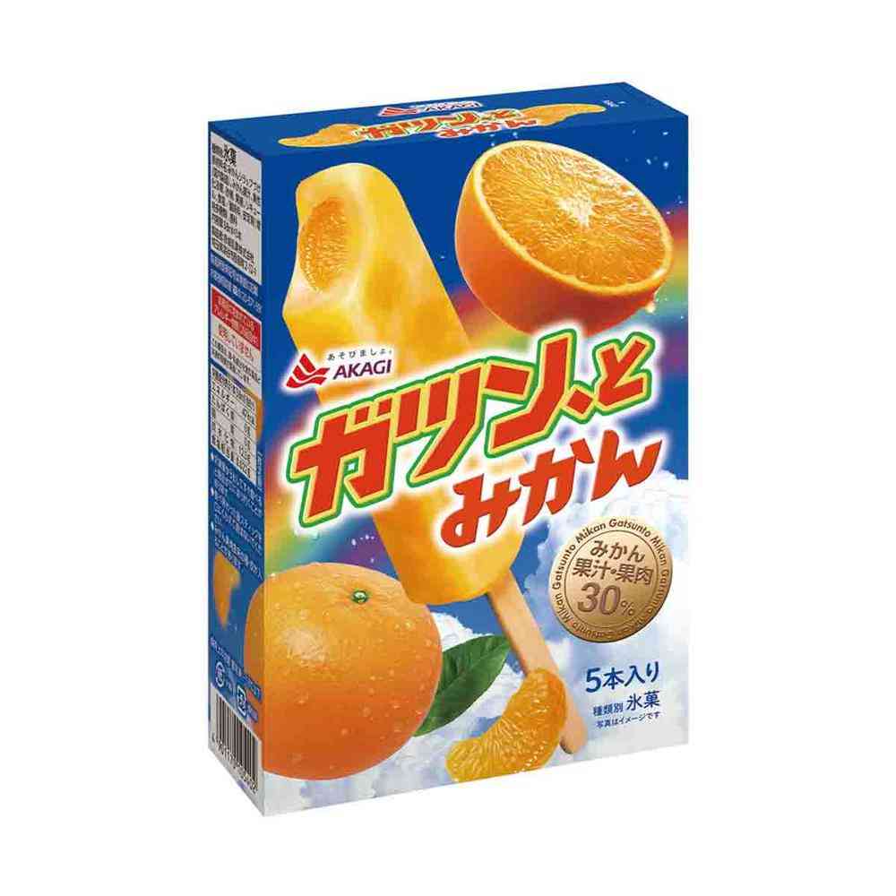 Akagi Dairy Gatsun, Mikan 58ml x 5 x 7 (Direct Shipping, Cool Delivery)