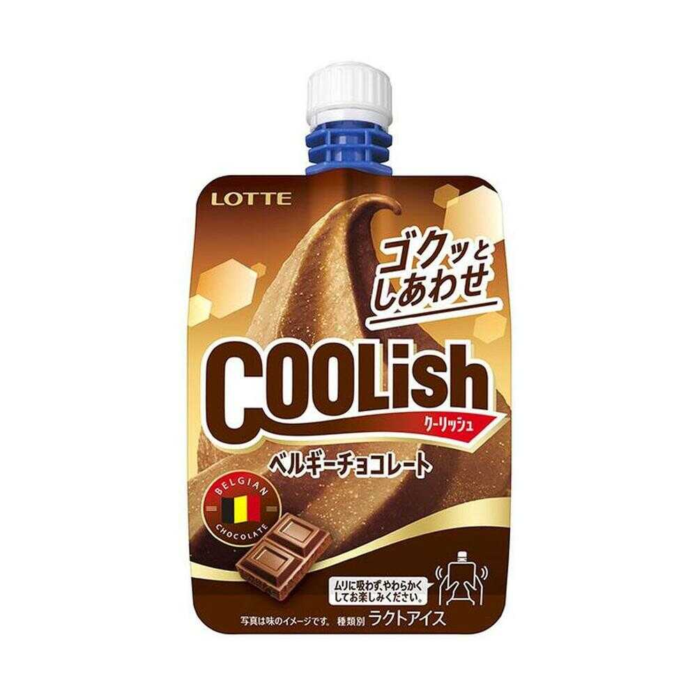 [Ice Cream] Lotte Coolish Belgian Chocolate 140ml x 24