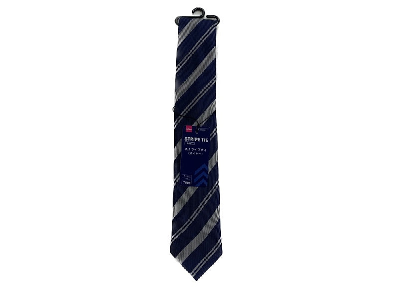 Striped Tie (Navy)