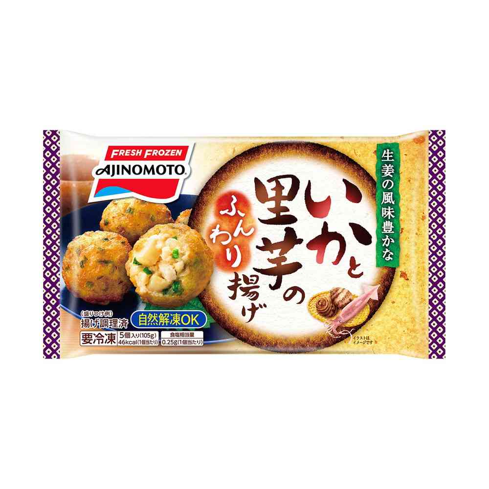 Ajinomoto Squid and Taro Fluffy Fried 105g x 12 bags