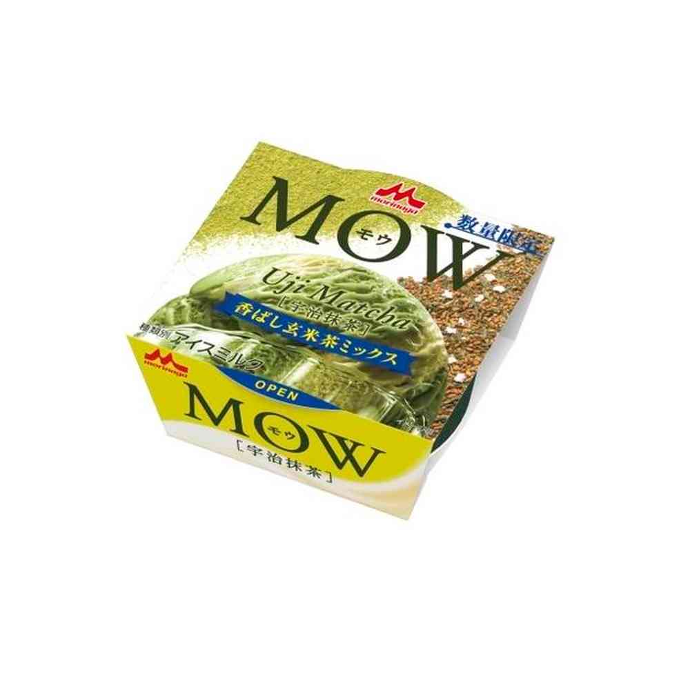 Morinaga Milk Industry MOW Uji Matcha & Roasted Brown Rice Tea Mix 140ml x 18