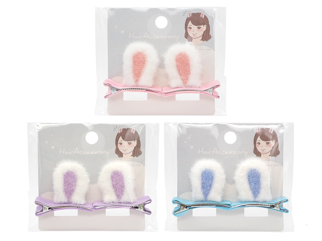 Hair Clip (Bunny Ears, Stand)