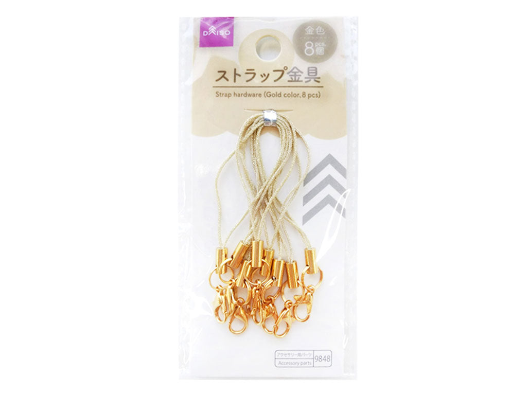 Strap Hardware (Gold Color, 8 Pieces)