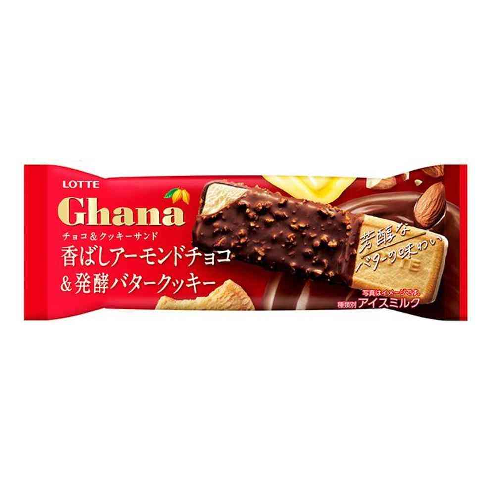 Lotte Ghana Chocolate & Cookie Sandwich 76ml x 24