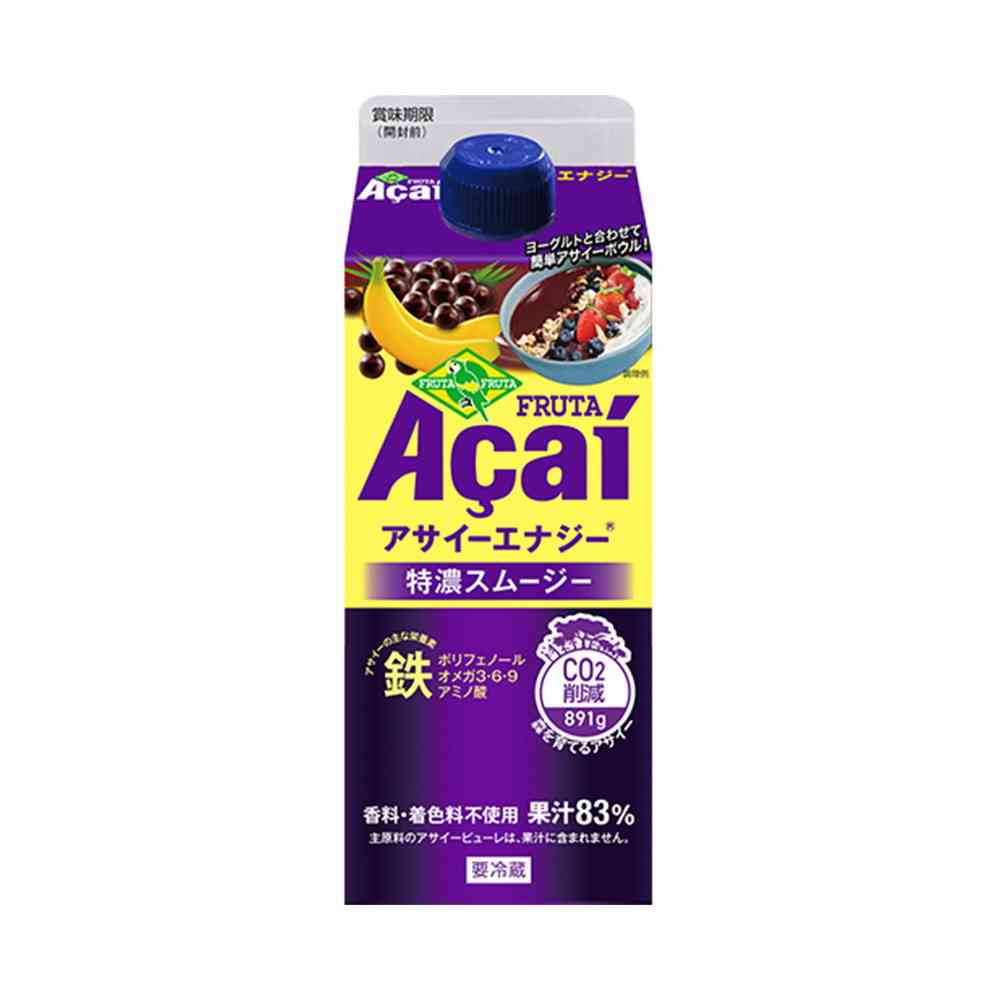 [Refrigerated] Frutta Frutta Acai Energy 720g x 6 Bottles