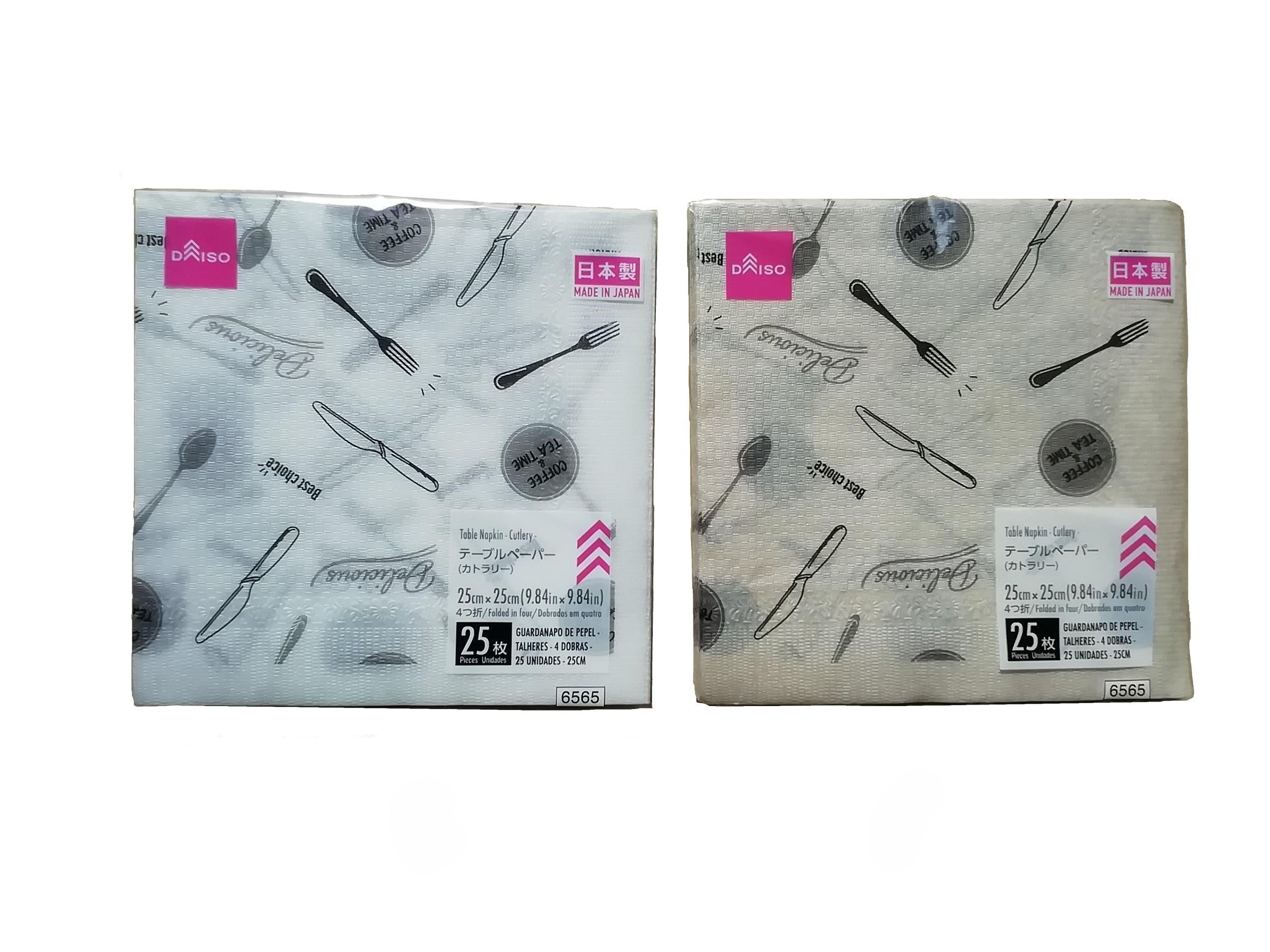 Table Paper (Cutlery, 4-fold, 25 Pieces)