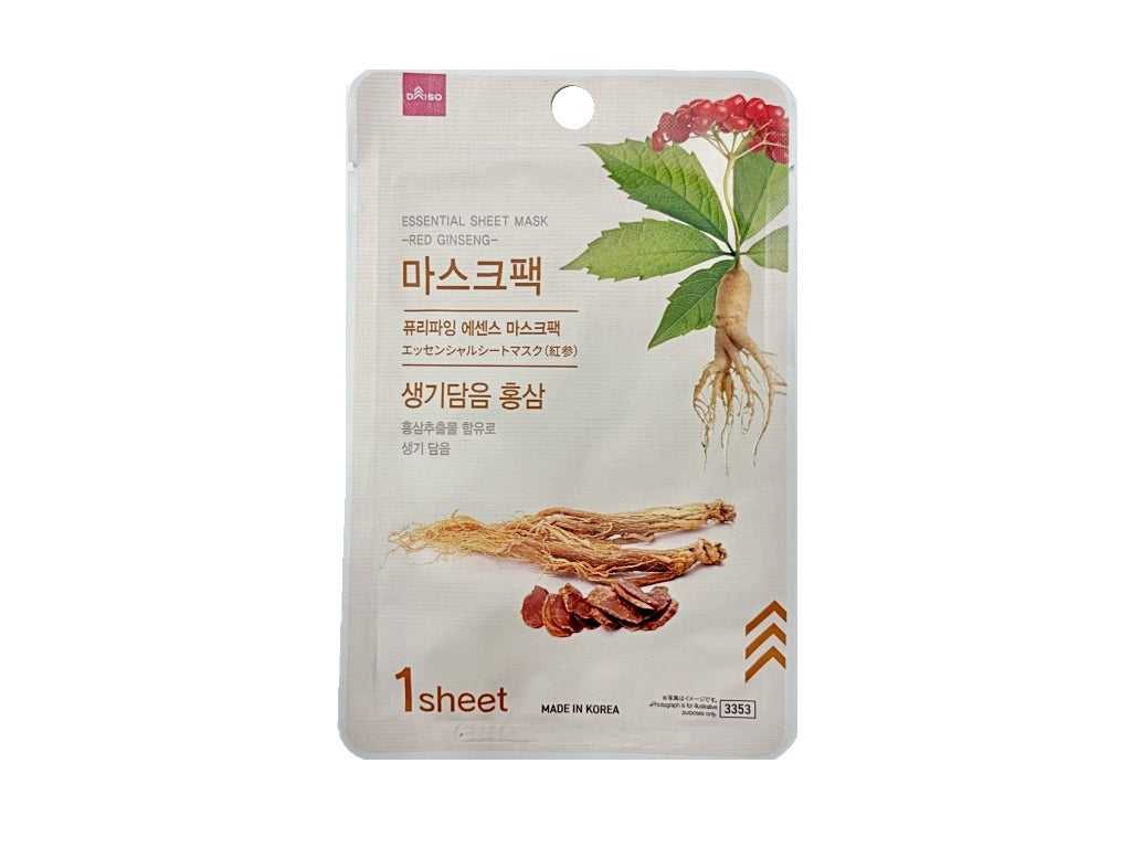 Essential Sheet Mask (Red Ginseng)