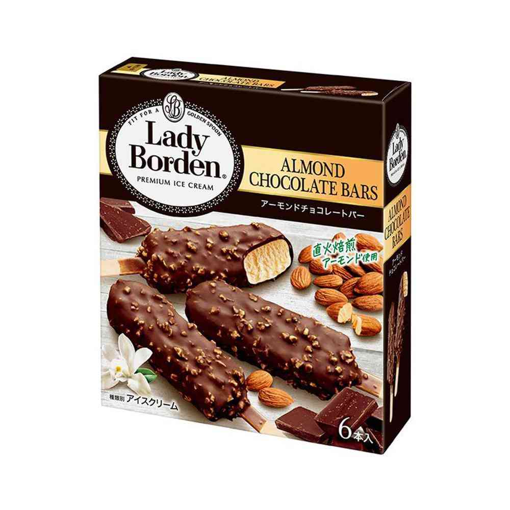 Lotte Lady Borden Multi Almond Chocolate Bar 300ml x 10
