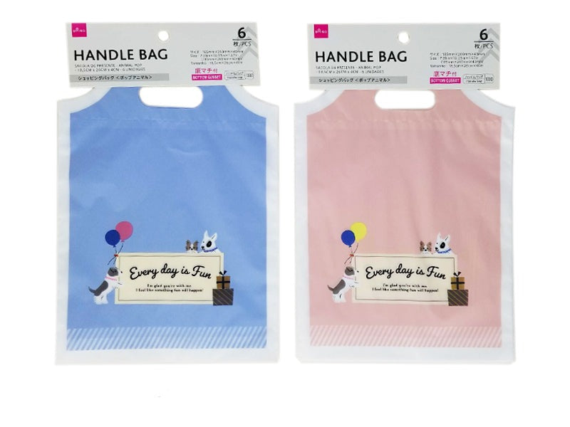 Shopping Bag (Pop Animal, 6 Pieces)