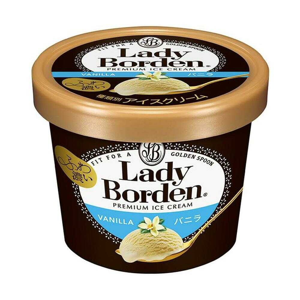 [Ice] Lotte Lady Borden Mini Cup Vanilla 120ml x6