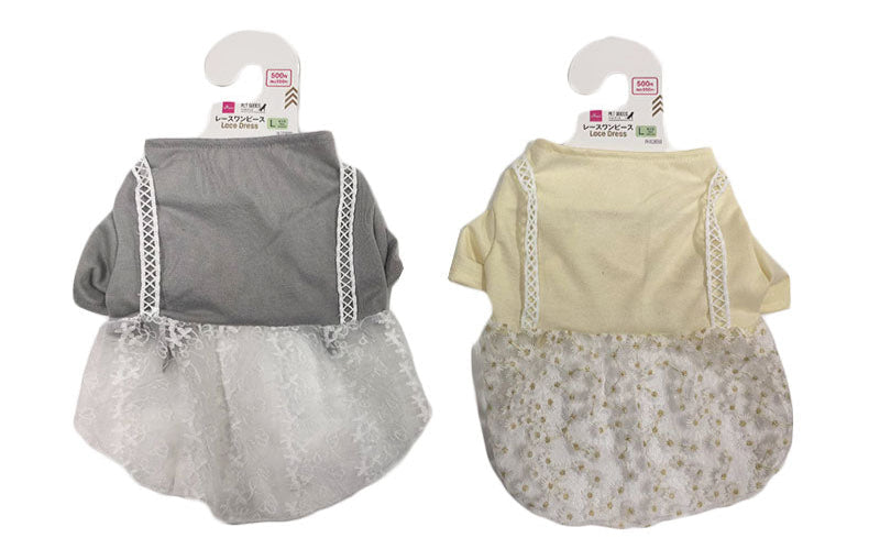Pet Clothing (Lace One-Piece, L)