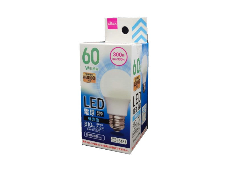 LED Bulb (Equivalent to 60W, Daylight White)