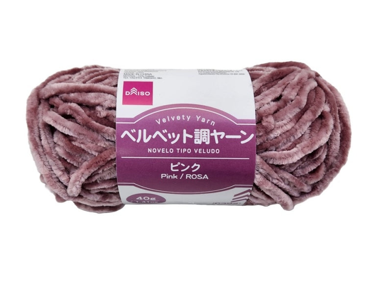 Velvet Yarn (Pink)