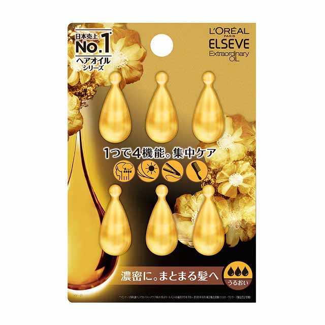 Elseve EX Extraordinary Oil Extra Rich Finish Droplets 1ml x 6