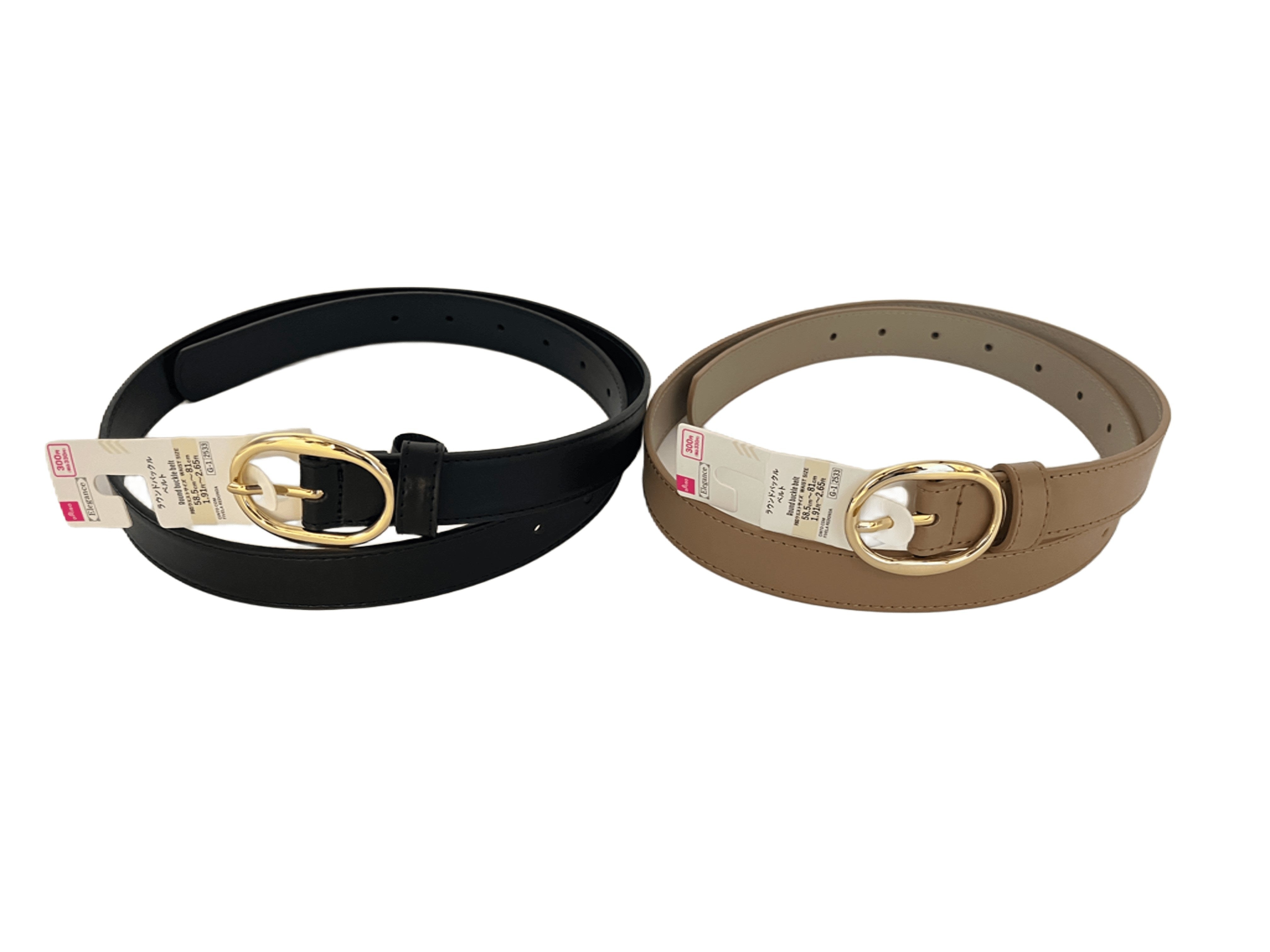 Round Buckle Belt