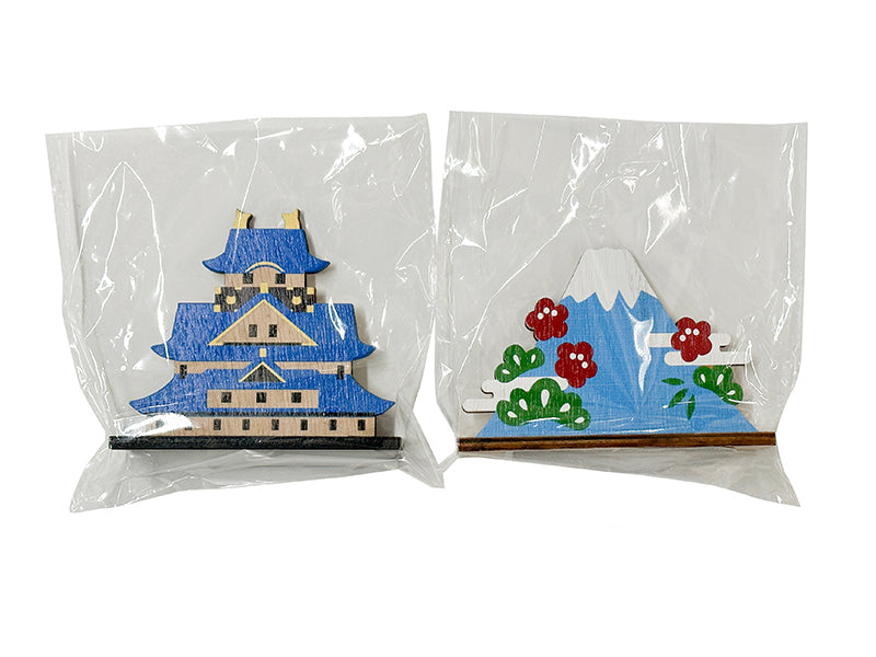 Wooden Ornament (Mountain, Castle)