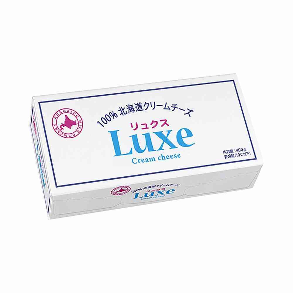 [Refrigerated] Hokkaido Dairy Luxe 100% Hokkaido Cream Cheese 400g x 3 Boxes